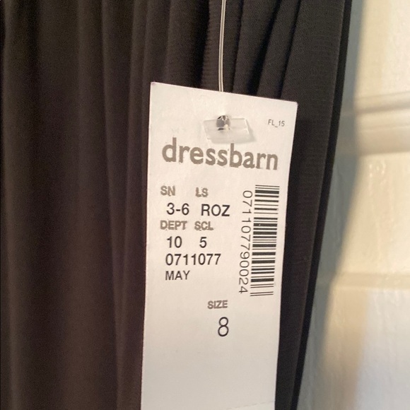 Roz & Ali Black Halter Maxi Gown for Cocktail - Picture 3 of 5